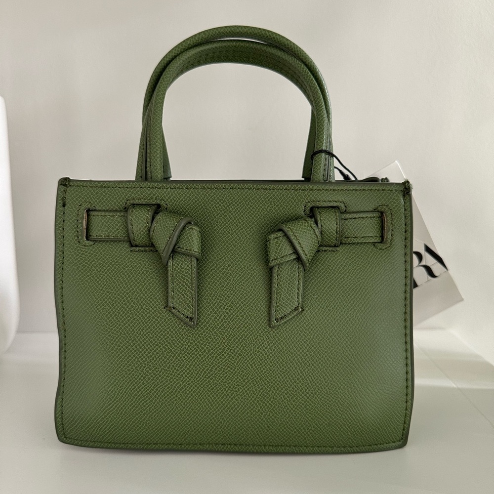Zara Mini Green Bag with strap